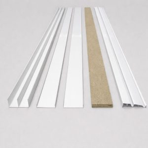 2x Mirrored Sliding Wardrobe Doors With Double Track Kit